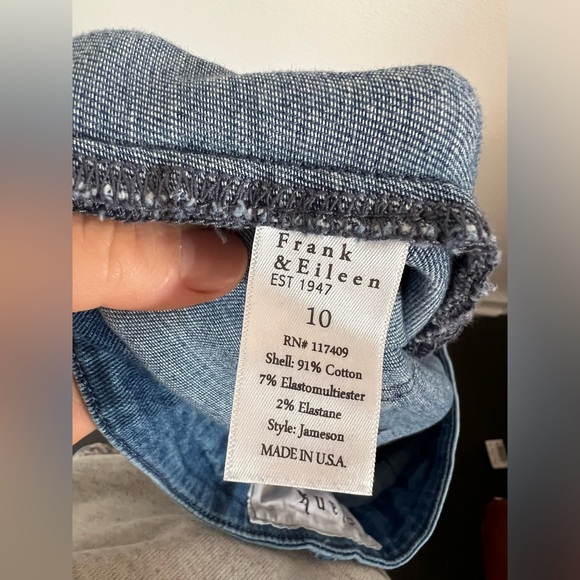 FRANK & EILEEN
JAMESON DENIM JOGGER - 1968, size 10 - Picture 4 of 5